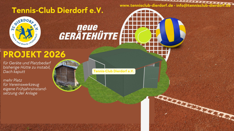 Gerätehaus für TC Dierdorf