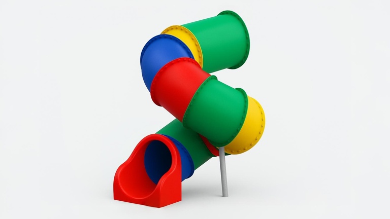 Röhrenrutsche für die Kita Karlchen Herstelle