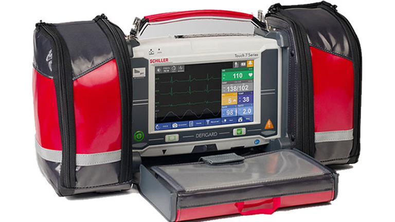 Bergwacht Lenggries Defibrillator mit Monitoring