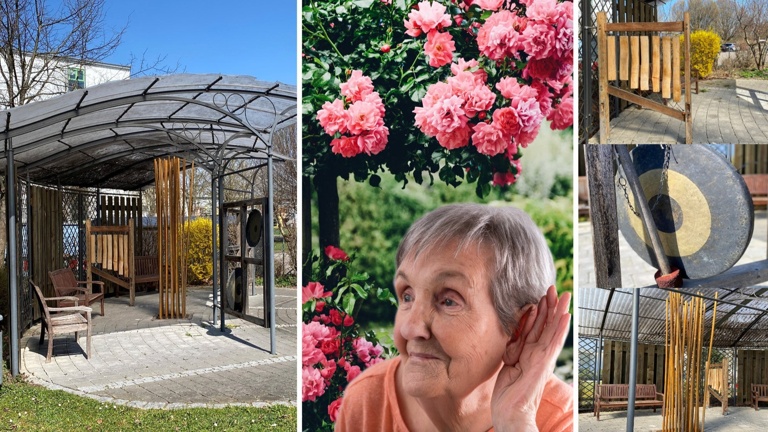 Klanggarten im Pflegezentrum