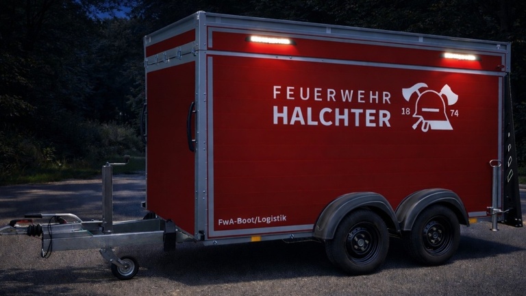 Anhänger für Jugendfeuerwehr und Einsatzabteilung Feuerwehr Halchter