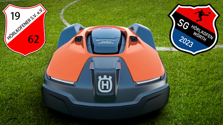 Mähroboter für die Sportanlage Hörlkofen