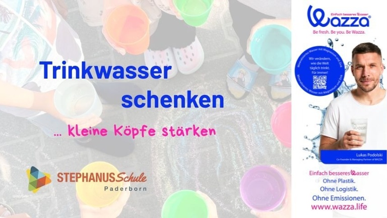 Trinkwasser schenken - kleine Köpfe stärken