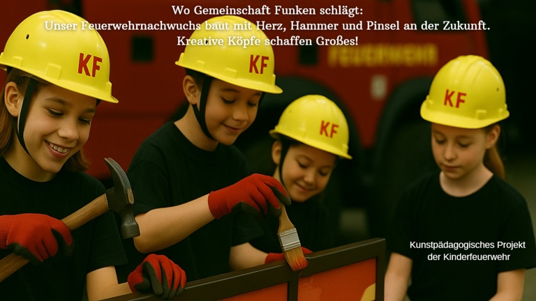 Wo Gemeinschaft Funken schlägt-Feuerwehrnachwuchs baut ein Brandhaus!