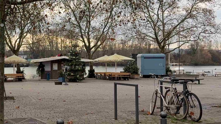 Neue Toilettenanlage auf dem Hans-Römer-Platz am Schiersteiner Hafen