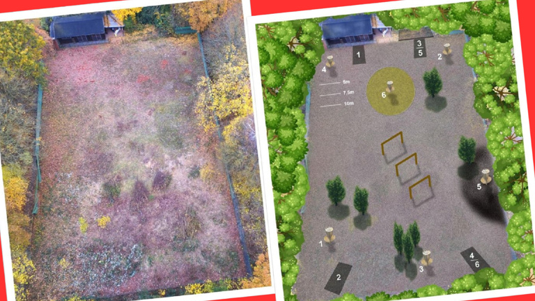 Neue Hindernisse und Discgolfkörbe fürs Discgolfcenter der SG Marßel