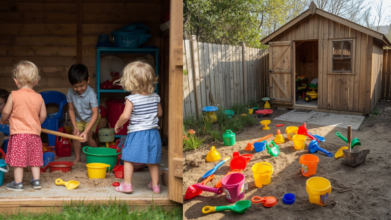 Kleine Hände, große Pläne: Ein neues Gartenhaus für unsere Kita