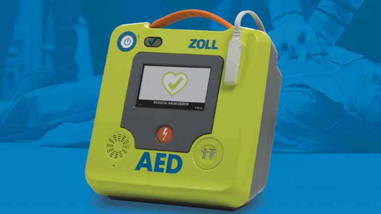 Defibrillator für die Mittelschule Geisenhausen