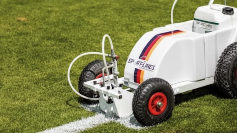 Modernes Nassmarkierungsgerät für den FC Concordia Hildesheim